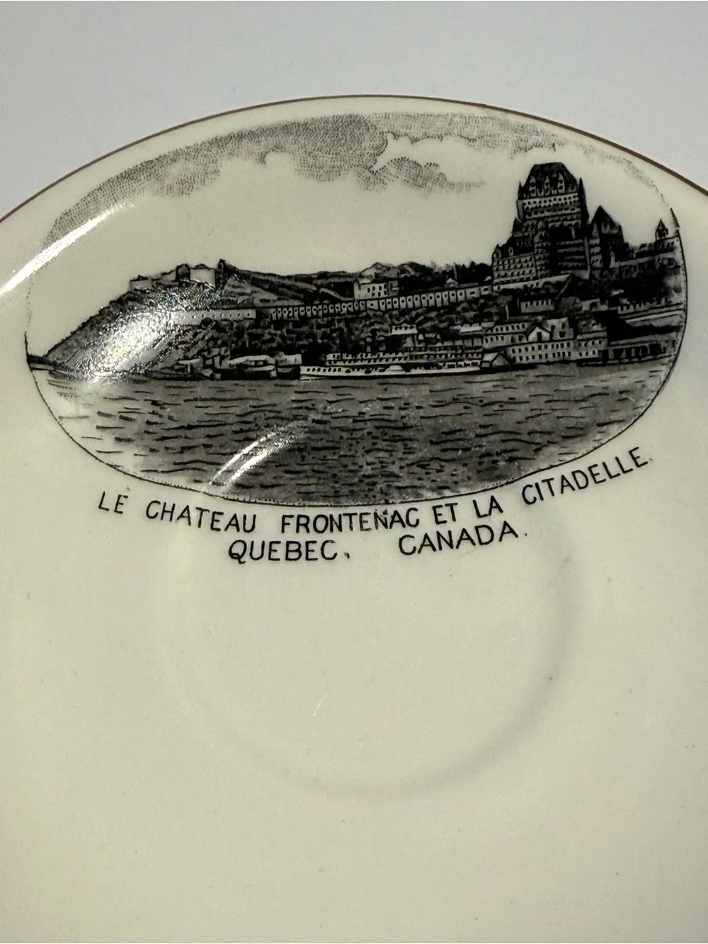 Vintage Royal Winton England Chateau Frontenac Cup & Saucer